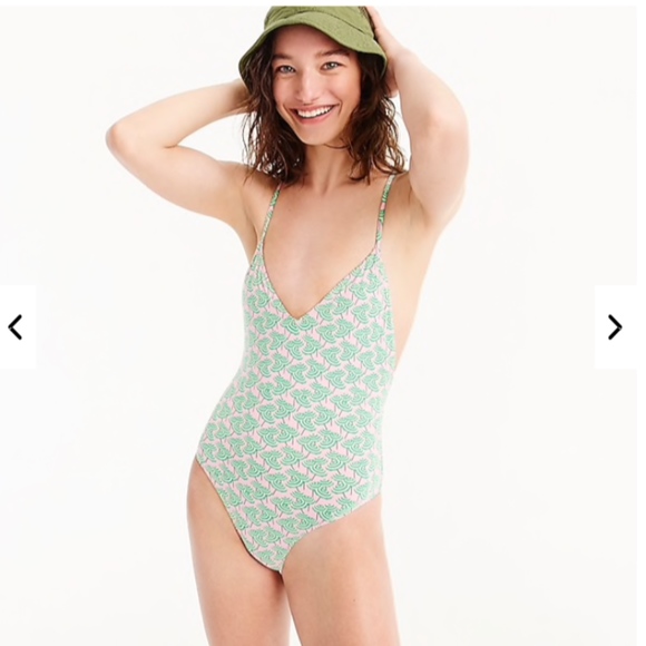 J. Crew | Swim | Jcrew Playa Printed Xback Onepiece Swim Medium | Poshmark